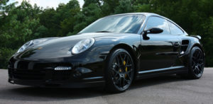 Black Porsche 997 Turbo Paint