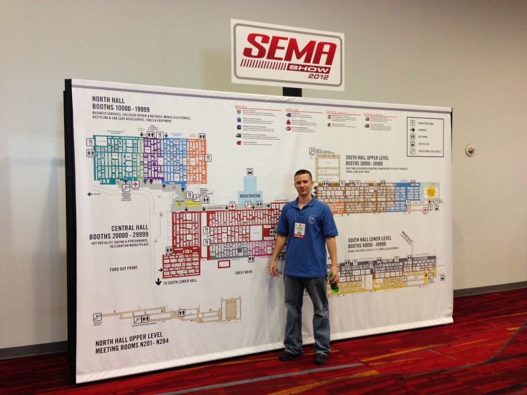 SEMA Show 2012 Map SEMA Show 2012 Map
