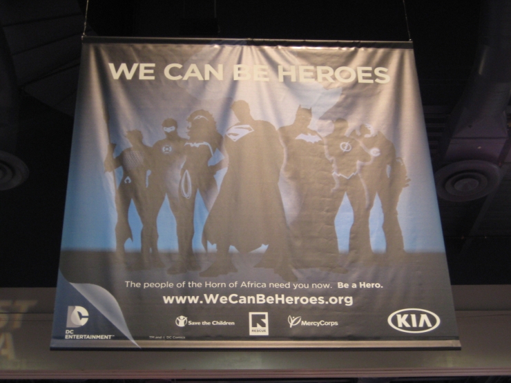 SEMA 2012 Kia DC Comics Justice League Banner SEMA 2012 Kia DC Comics Justice League Banner