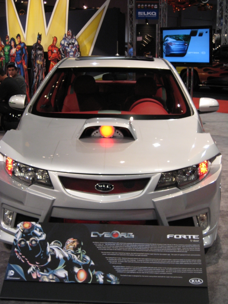 SEMA 2012 Kia DC Comics Justice League Cyborg Forte SEMA 2012 Kia DC Comics Justice League Cyborg Forte