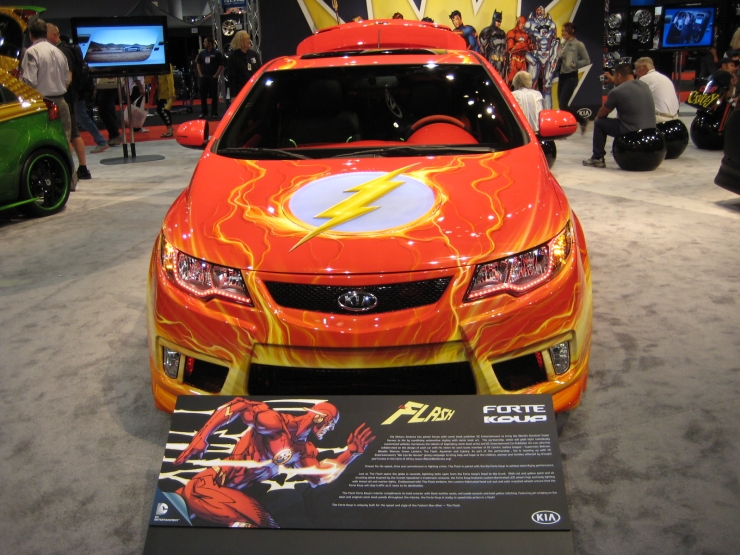 SEMA 2012 Kia DC Comics Justice League Flash Forte Coup SEMA 2012 Kia DC Comics Justice League Flash Rio