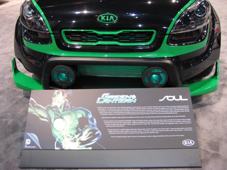 SEMA 2012 Kia DC Comics Justice League Green Lantern Soul SEMA 2012 Kia DC Comics Justice League Green Lantern Soul
