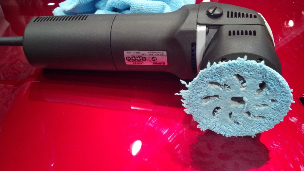 Rupes LHR 75E Mini & Bigfoot Microfiber Polishing Pads  at SEMA Show 2013