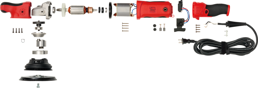 Griot's BOSS Polisher Exploded View