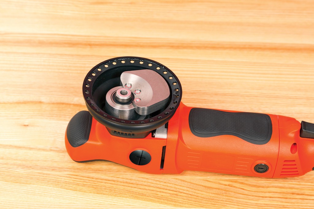 Griot's BOSS Polisher backing plate removed