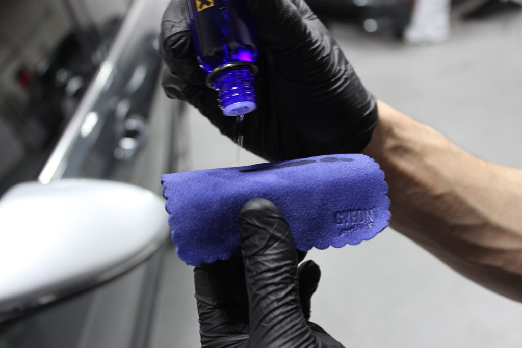 applying Repel to suede cloth