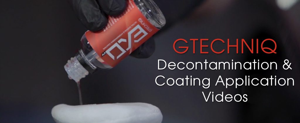 Gtechniq Decontamination & Coating Application Videos