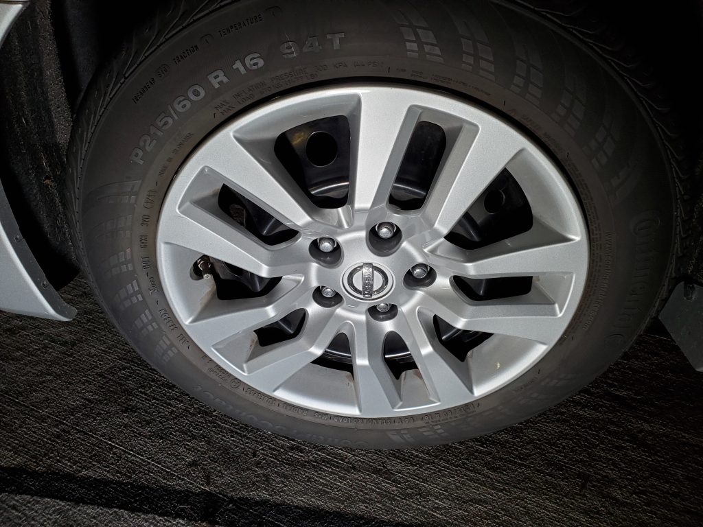 Dirty Wheel - prior to cleaning