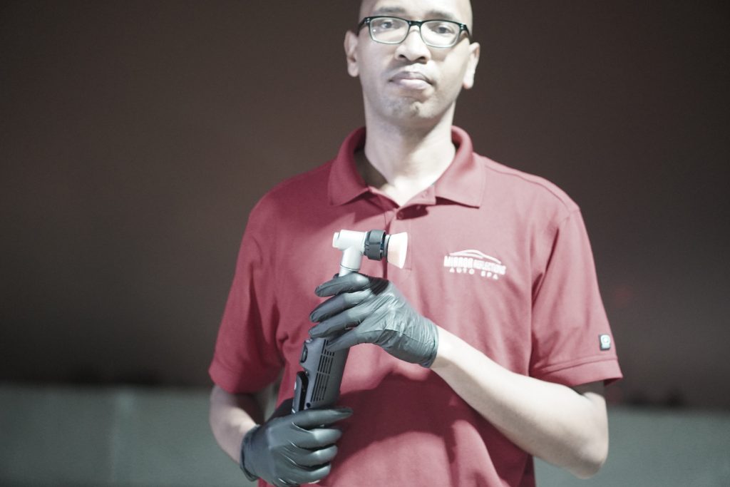 Rodney Holding A Rupes Ibrid