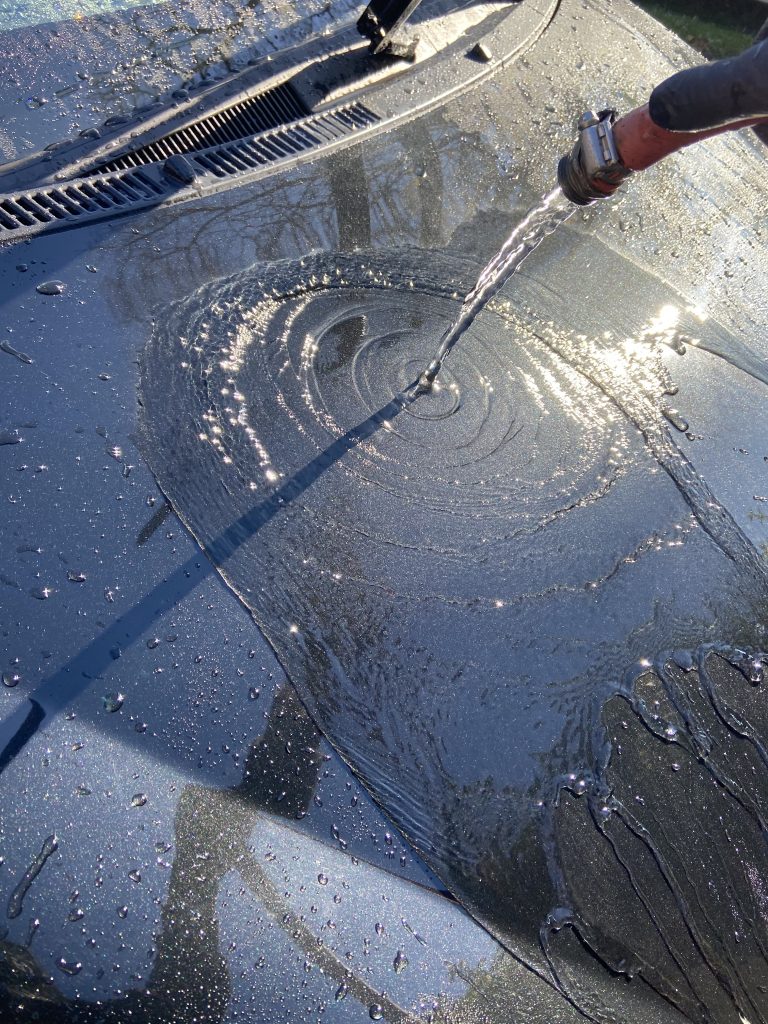 water-sheeting-action