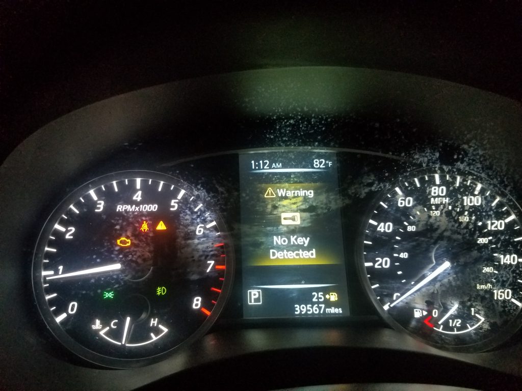 Damaged Navigation Screen