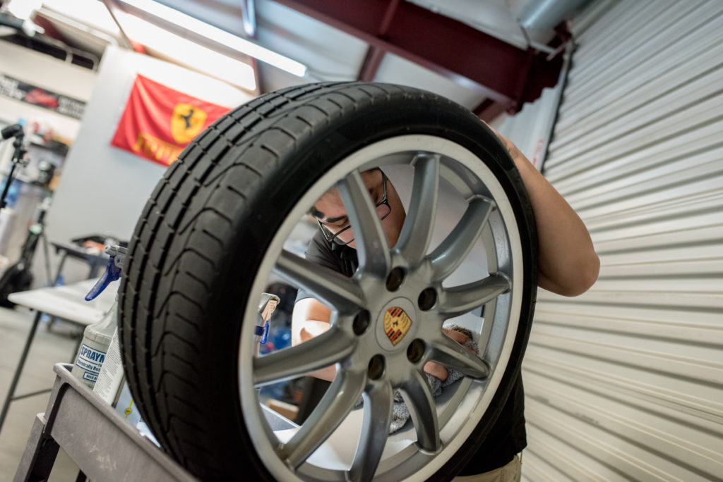 Porsche Wheel Coating