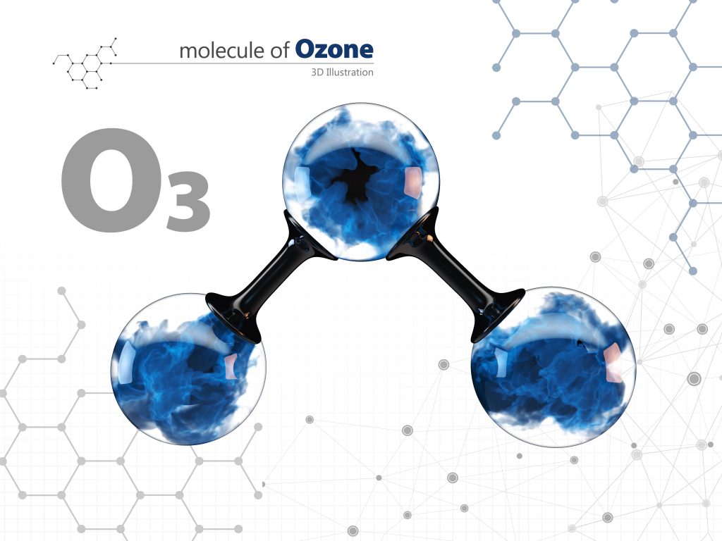 Molecule of ozone