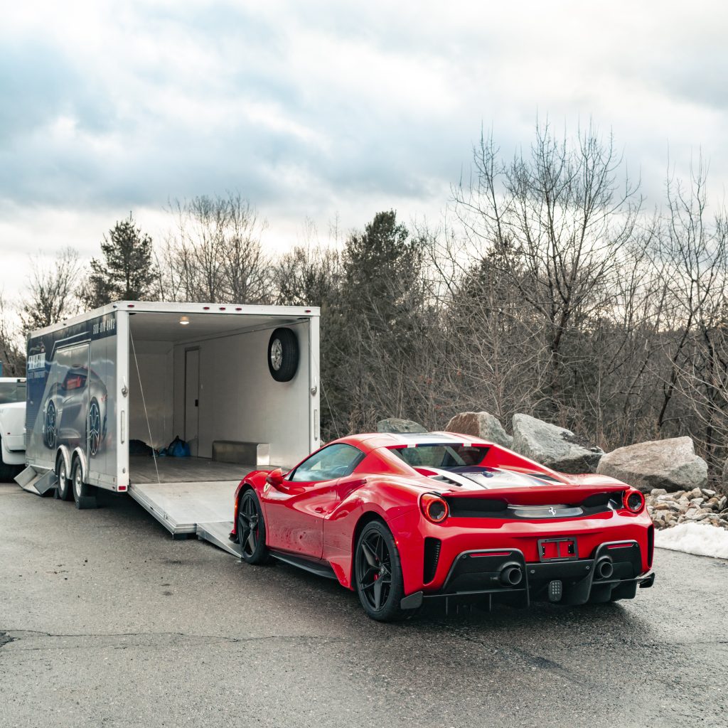 ferrari pista detail