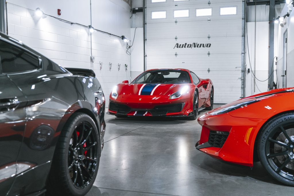 ferrari pista detail