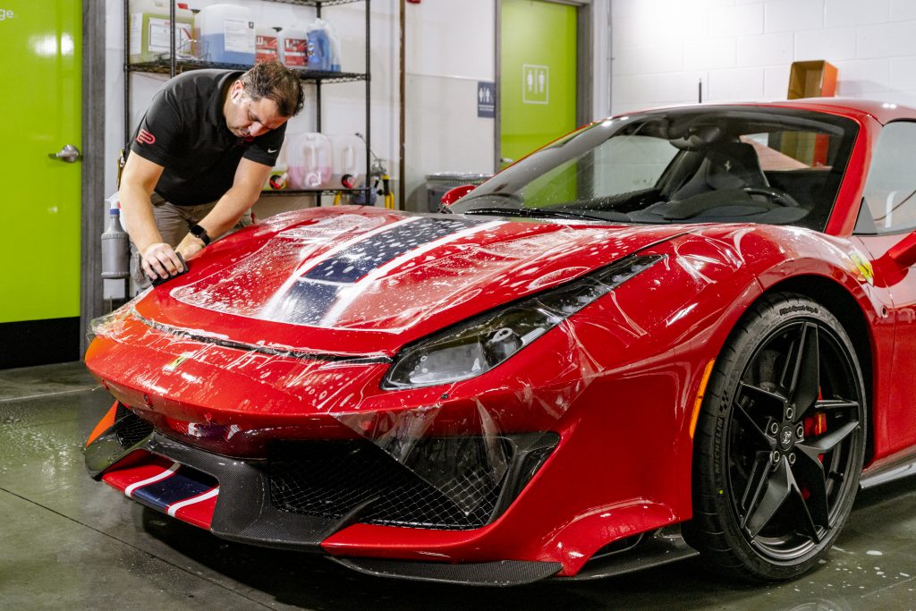 ferrari pista detail