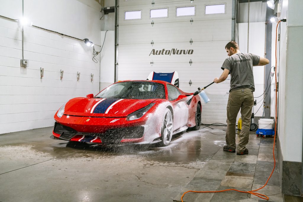 ferrari pista detail
