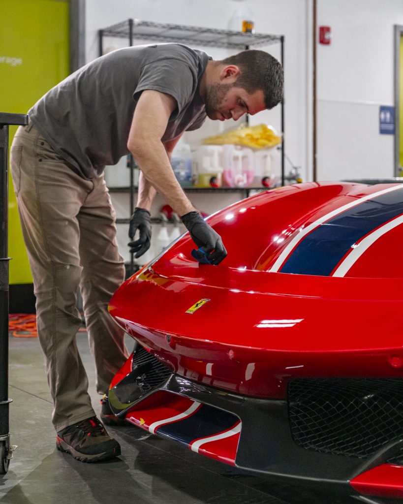 ferrari pista detail