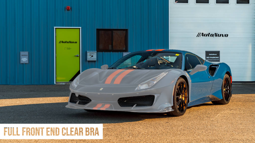 ferrari clear bra