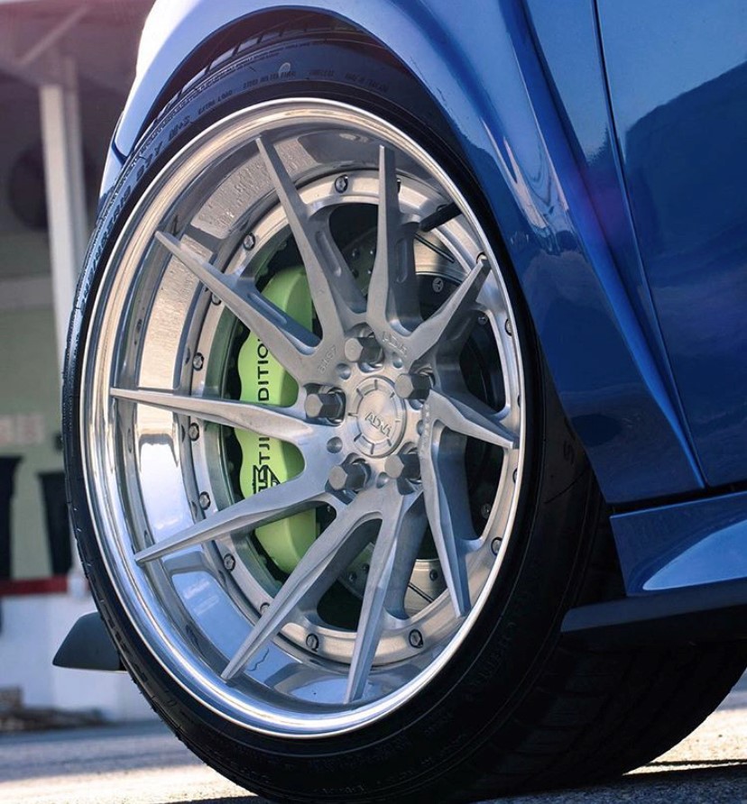 Polished wheel