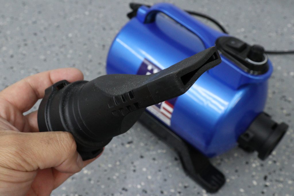 Flat nozzle rubber tipped for the AIR-RS
