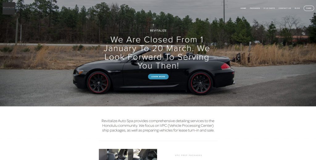 Revitalize Website 1