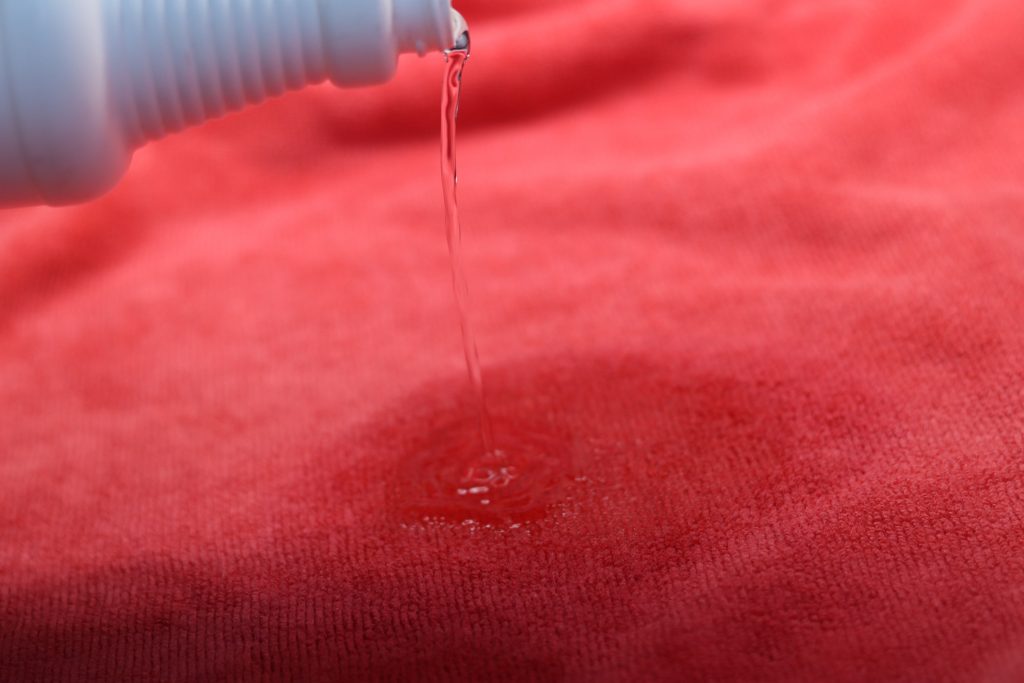 Coating microfiber towels after washing with P&S Rags to Riches