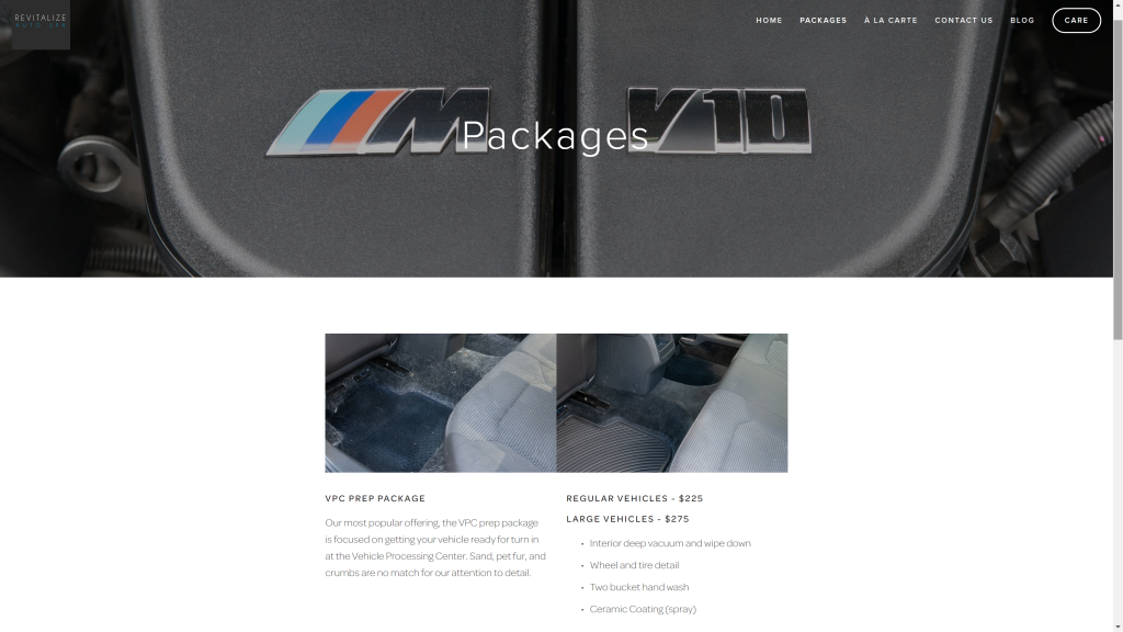 Website Packages VPC