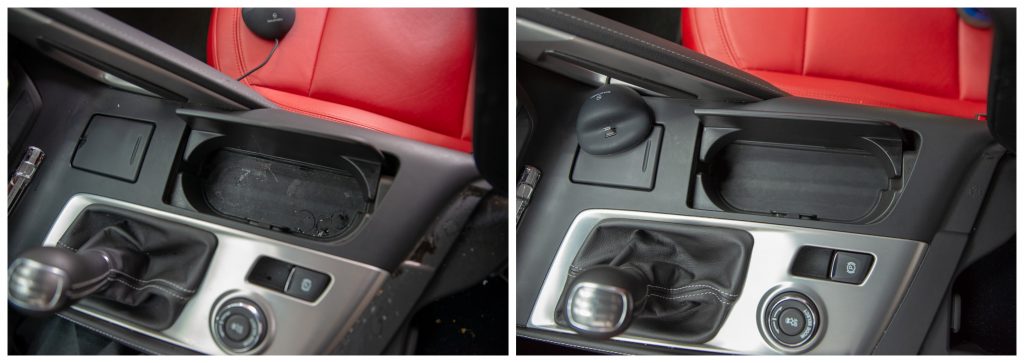 before and after console section