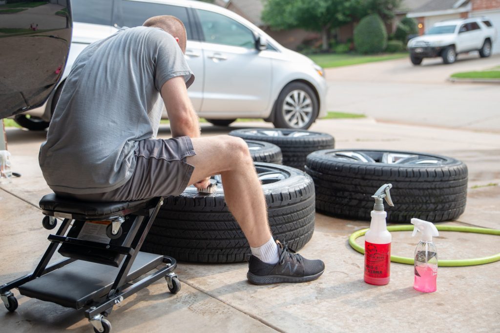 cleaning wheels