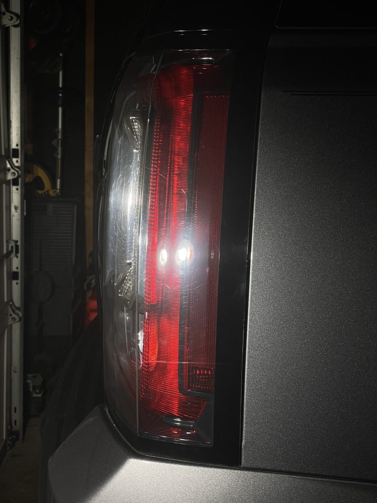 tailights of GMC Yukon