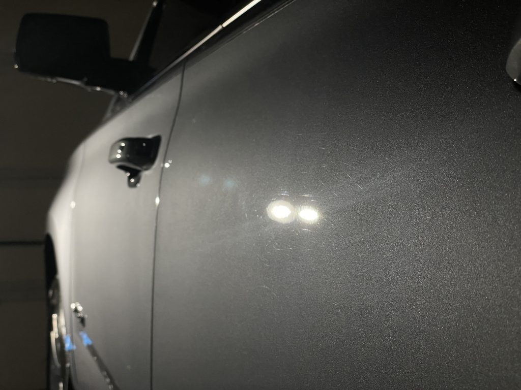 Swirls in GMC Yukon paint