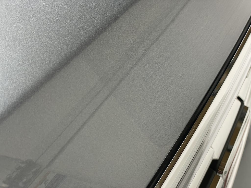 Close up of GMC Yukon paint after correction