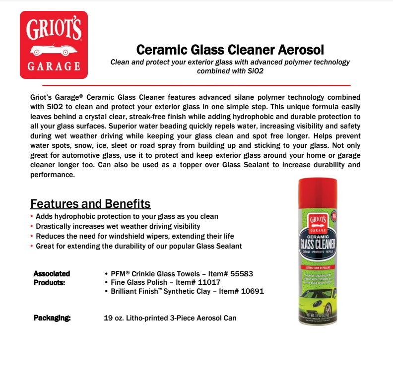 glass cleaner