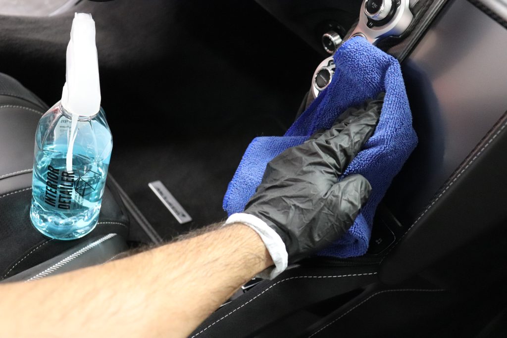Gyeon Interior Detailer safely cleans Nav screens