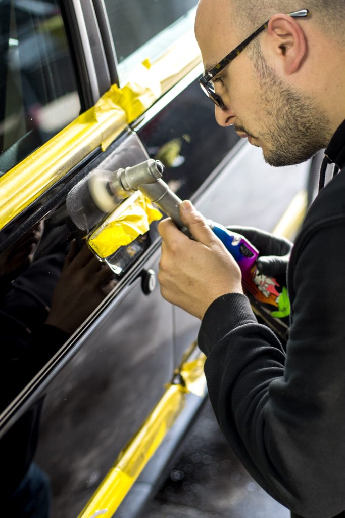 Polishing the BMW M5 with the Rupes iBrid Nano