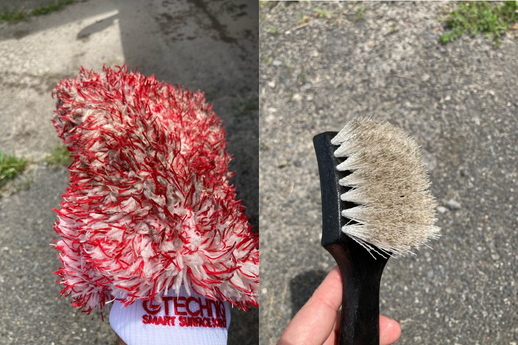 Ford Maverick Wash Mitt and Tuf Shine Tire Brush