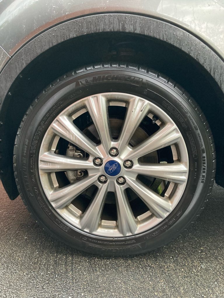 Tires After Cleaning with Tuf Shine