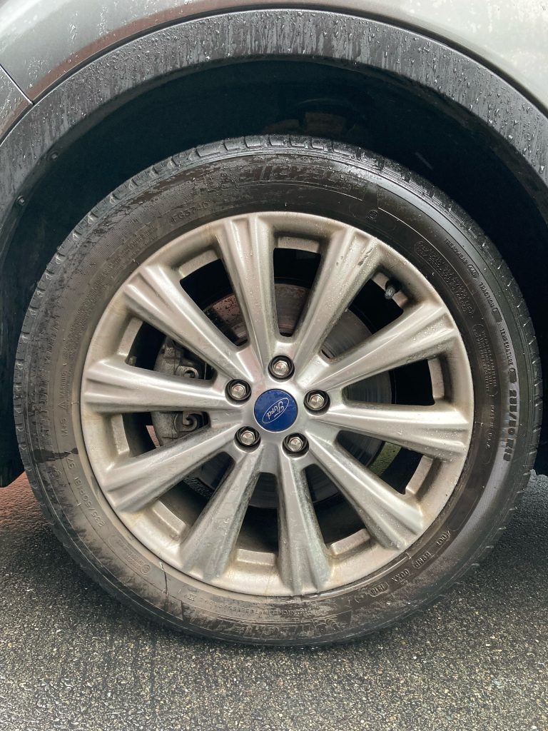 Wheels & Tires Before Cleaning