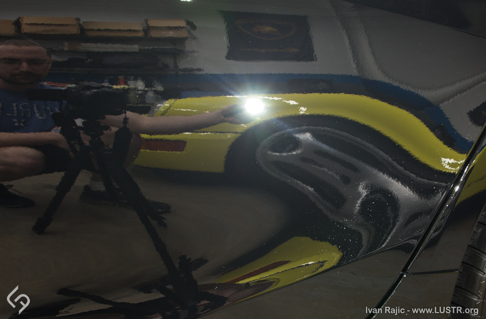 Swirls removed from door using Jescar Correcting Compound