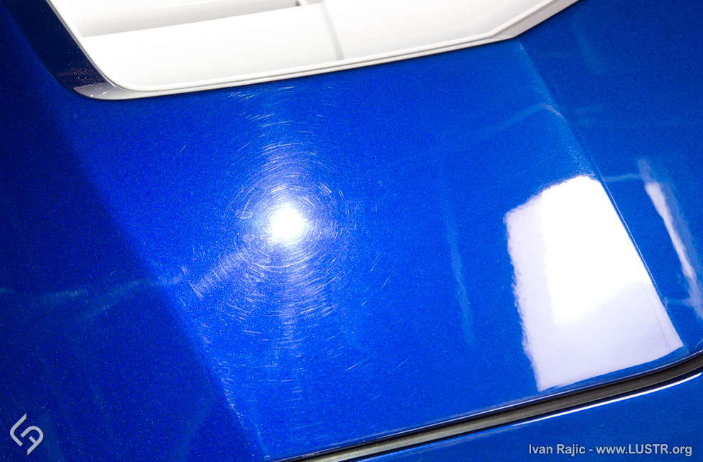 swirls in corvette paint