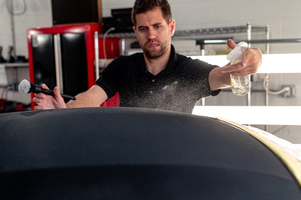 Porsche911_Fabric_Coating_Application
