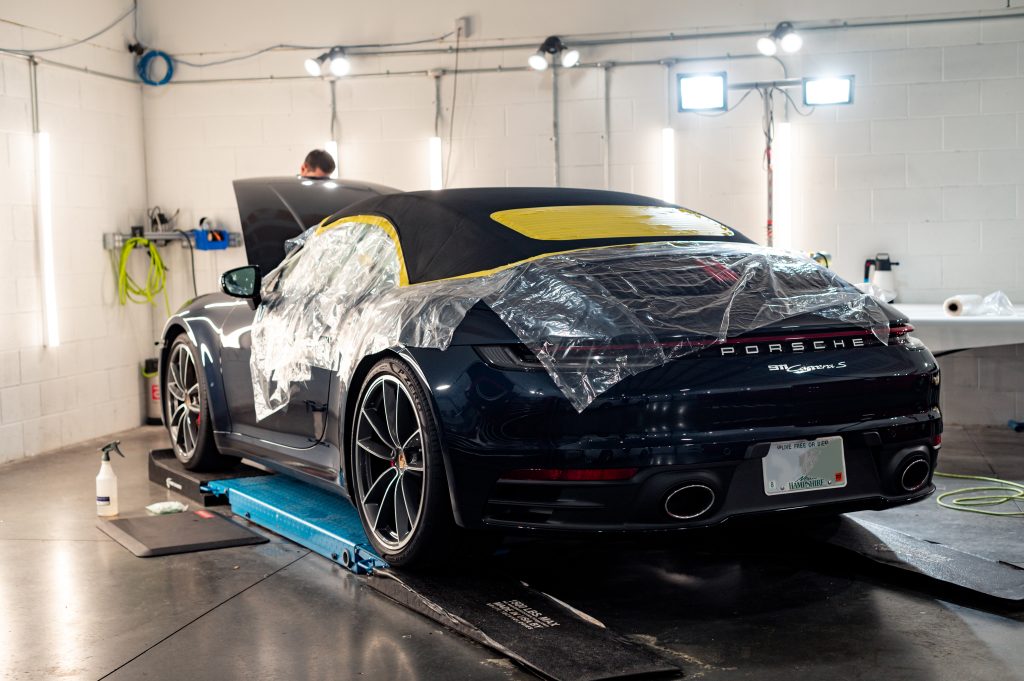 Porsche911_Fabric_Coating_Fully_Prepped