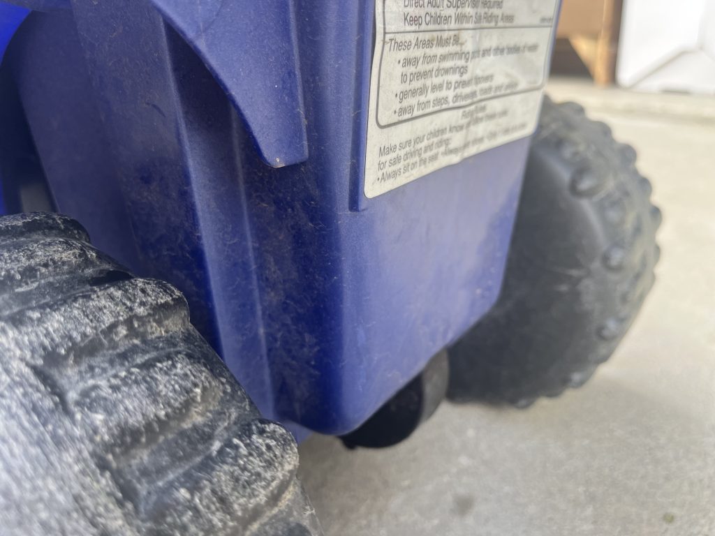 Power Wheels Lil’ Kawasaki Ninja Dirty Engine Cover