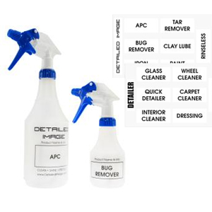DI Accessories Bottle Label Sticker Sheets on DI Bottles