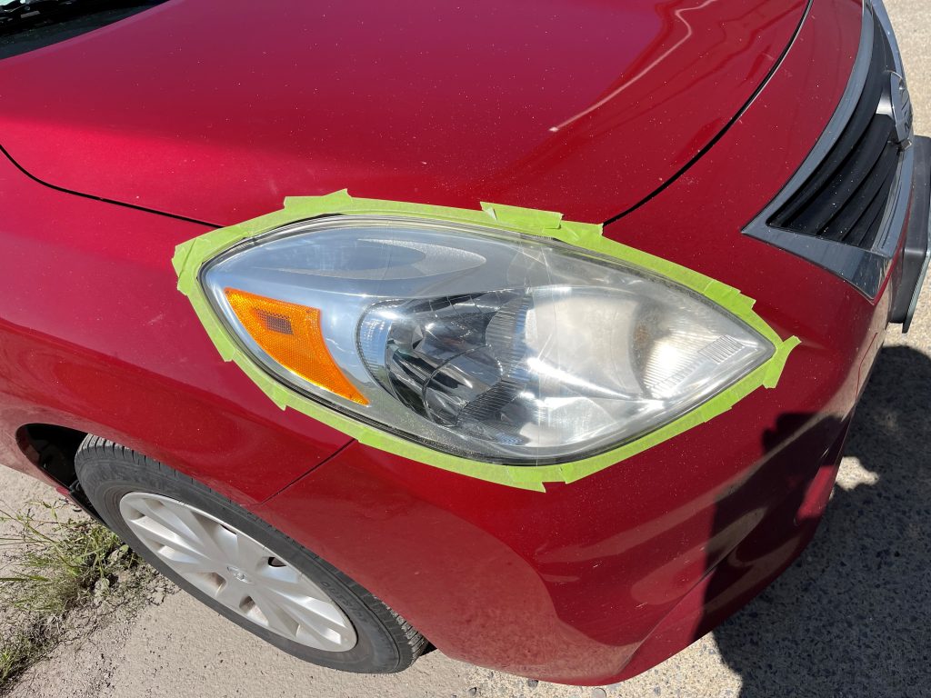 headlight 50/50 shot