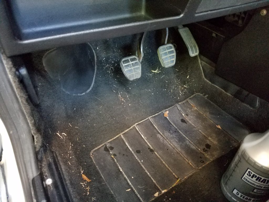 Dirty 1987 Volkswagen Interior