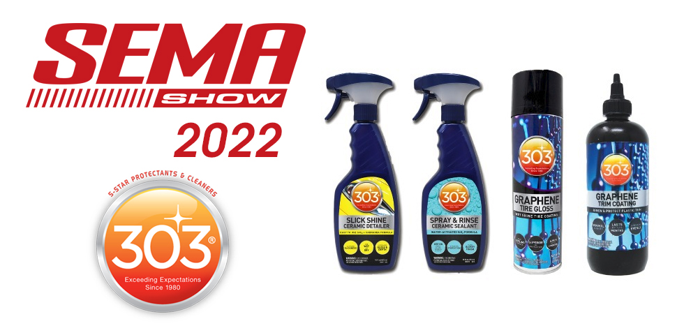 SEMA Show 2022 303 Graphene Trim Coating Tire Gloss
