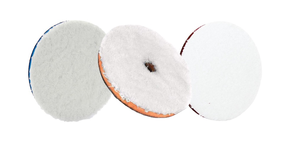 Meguairs Oberk and Lake Country Microfiber Pads