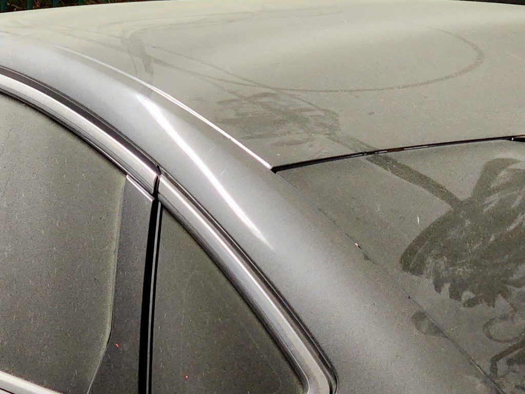 pollen on car